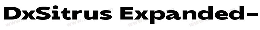 DxSitrus Expanded字体转换